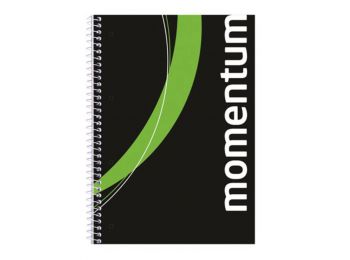 Spirálfüzet, A4, sima, 90 lap, perforált, lyukasztott, VI