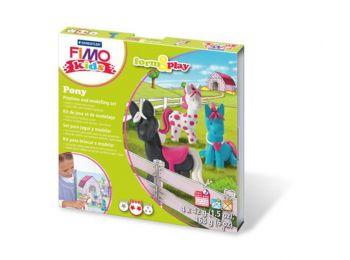 Gyurma készlet, 4x42 g, égethető, FIMO Kids Form & Play, 