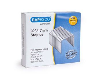 Tűzőkapocs, 923/17, erős, RAPESCO (IRS1240)