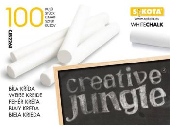 Táblakréta, kerek, SAKOTA, fehér (ISKE050)