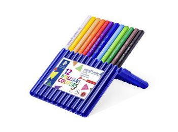 Színes ceruza készlet, háromszögletű, vastag, STAEDTLER Ergo Soft Jumbo, 12 különböző szín (TS158SB12)