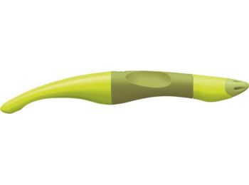 Rollertoll, 0,5 mm, balkezes, zöld tolltest, STABILO EasyOr