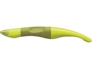 Rollertoll, 0,5 mm, jobbkezes, zöld tolltest, STABILO EasyO