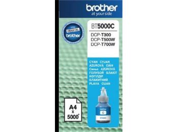 BT5000C Tinta DCP T-300, 500W, 700W nyomtatókhoz, BROTHER, cián, 5k (TJBBT5000C)