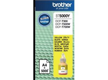 BT5000Y Tinta DCP T-300, 500W, 700W nyomtatókhoz, BROTHER, sárga, 5k (TJBBT5000Y)