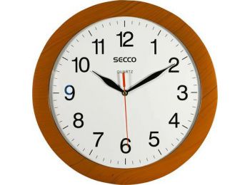 Falióra, 30 cm, SECCO, fahatású keret (DFA009)