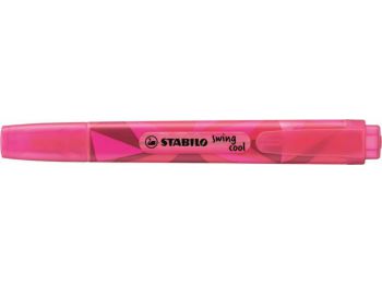 Szövegkiemelő, 1-4 mm, STABILO Swing Cool, rózsaszín (TS