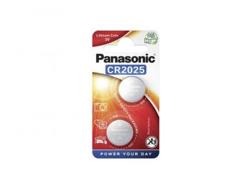 Gombelem, CR2025, 2 db, PANASONIC (PECR2025)