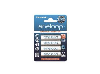 Tölthető elem, AA ceruza, 4x1900 mAh, PANASONIC Eneloop (E
