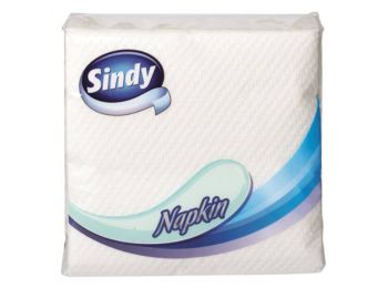 Szalvéta, 45 lap, Sindy, fehér (KHHVP39)