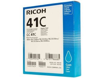 405762 Gélpatron SG 3100SNw, SG 7100DN nyomtatókhoz, RICOH Type GC41C, cián, 2,2k (TORGC41C)