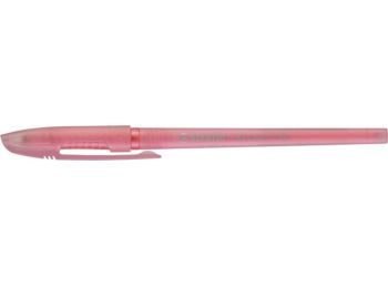 Golyóstoll, 0,35 mm, kupakos, STABILO Re-Liner, rózsaszín