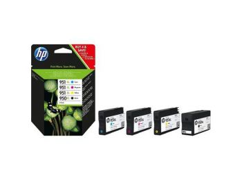C2P43AE Tintapatron multipack OfficeJet Pro 8100 nyomtatóhoz, HP 950xl/951xl, 2,3K+3*1,5K (TJHC2P43A)