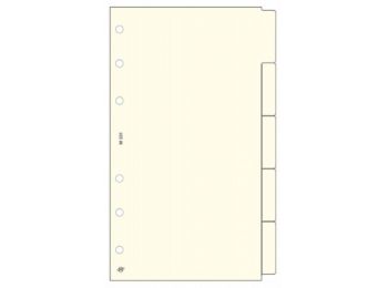 Kalendárium betét, elválasztólap bianco, L, SATURNUS, ch