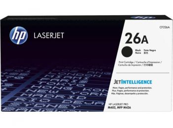 CF226A Lézertoner LaserJet Pro M402, 426 nyomtatókhoz, HP 26A, fekete, 3,1k (TOHPCF226A)