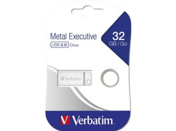 Pendrive, 32GB, USB 2.0,  VERBATIM Executive Metal (UV32GEM2)