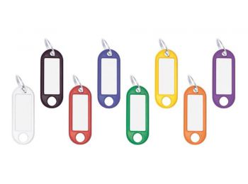 Kulcscímke, 100 db, WEDO, 8 különböző színben (UW004)