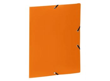 Gumis mappa, 15 mm, PP, A4, VIQUEL Standard, narancssárga (
