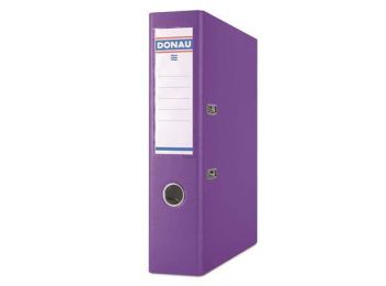 Iratrendező, 75 mm, A4, PP/karton,  DONAU Szivárvány, lil