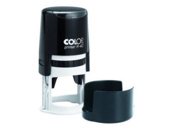 Bélyegző, COLOP Printer R 40, lila cserepárnával (IC1034