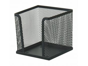 Kockatömbtartó, fémhálós, VICTORIA, fekete (IVIC05)