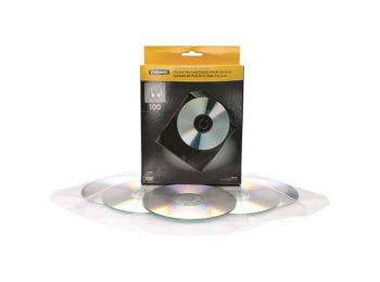 CD/DVD boríték, műanyag, átlátszó, FELLOWES (IFW98312)