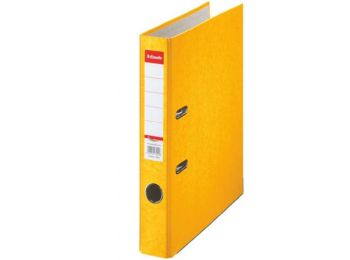 Iratrendező, 50 mm, A4, karton, ESSELTE Rainbow, sárga (E1