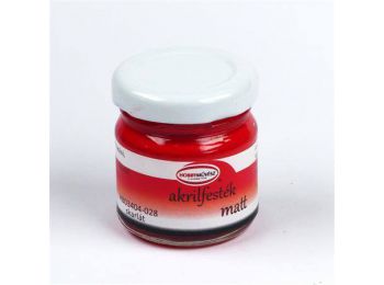 Akrilfesték, 40 ml, matt, skarlát (HM4028)