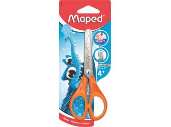 Olló, iskolai, 13 cm, MAPED Essentials Soft (IMA464410)