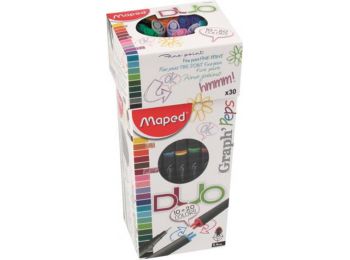 Tűfilc display, 0,4 mm, MAPED Graph`Peps Duo, vegyes színe