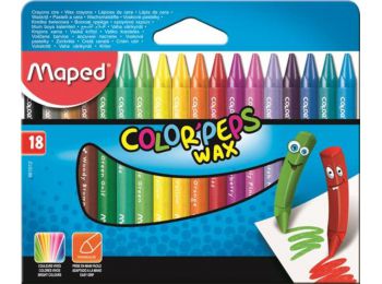 Zsírkréta, MAPED Color`Peps Wax, 18 különböző szín (I