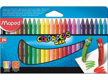 Zsírkréta, MAPED Color`Peps Wax, 24 különböző szín (I