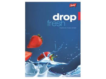 Füzet, tűzött, A4, kockás, 32 lap, UNIPAP Fresh Fruit (U