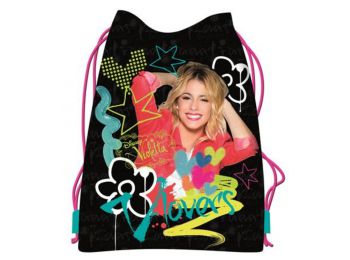 Tornazsák, UNIPAP Violetta, fekete (UNVITZS2)