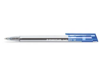 Golyóstoll, 0,5 mm, nyomógombos, STAEDTLER Ball 423 M, kék (TS423M3)