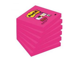 Öntapadó jegyzettömb, 76x76 mm, 90 lap, 3M POSTIT Super S