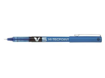 Rollertoll, 0,3 mm, tűhegyű, PILOT Hi-Tecpoint V5, kék (P