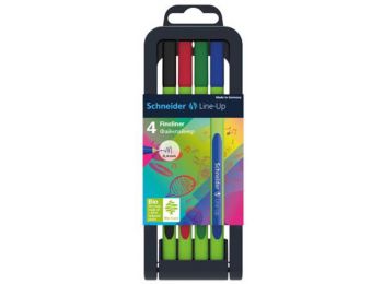 Tűfilc készlet, 0,4 mm, SCHNEIDER Line-Up, 4 különböző