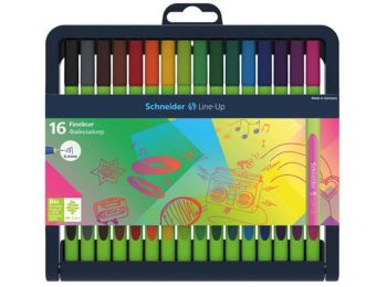 Tűfilc készlet, 0,4 mm, SCHNEIDER Line-Up, 16 különböz�