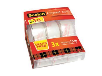 Ragasztószalag adagoló , kézi, 19 mm x 7,5 m, 3M SCOTCH C