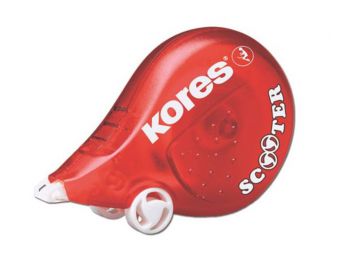 Hibajavító roller, 4,2 mm x 8 m, KORES Scooter, piros (IK8