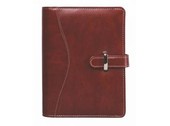 Kalendárium, gyűrűs, betétlapokkal, L, műbőr, SATURNUS