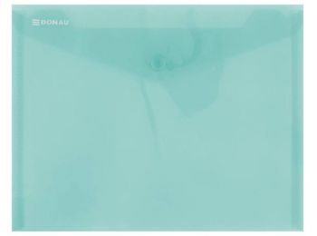 Irattartó tasak, 240x186x0,18, A5, PP, patentos, DONAU, zö