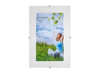 Képkeret, klipes, üveggel, 20x30 cm (DKCL06)