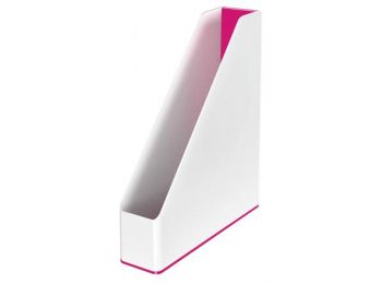 Iratpapucs, műanyag, 73 mm, kettős színhatású, LEITZ Wow, rózsaszín (E53621023)