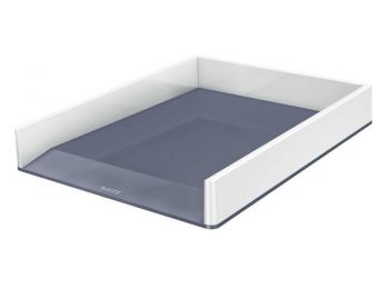 Irattálca, műanyag, kettős színhatású, LEITZ Wow, feh�