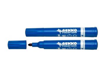 Alkoholos marker, 1-3 mm, kúpos, VICTORIA Gekko, kék (TVI4