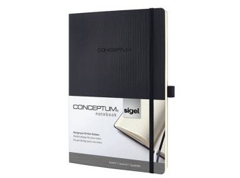 Jegyzetfüzet, exkluzív, A4, kockás, 97 lap, puhafedeles, 