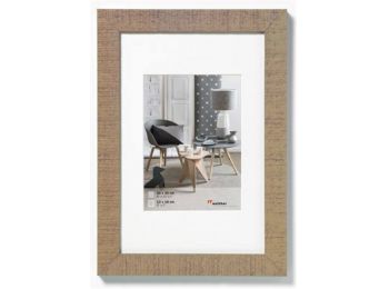 Képkeret,fa, 10x15 cm, Home barna (DKH02)