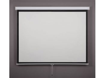 Vetítővászon, fali, rolós, 11, 200x200cm, VICTORIA (VVAF